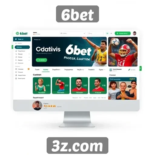 Interface do usuário do 6bet é intuitiva e acessível